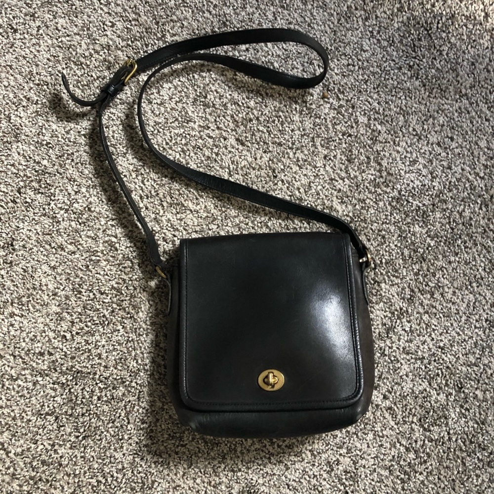 Vintage Black Coach Purse